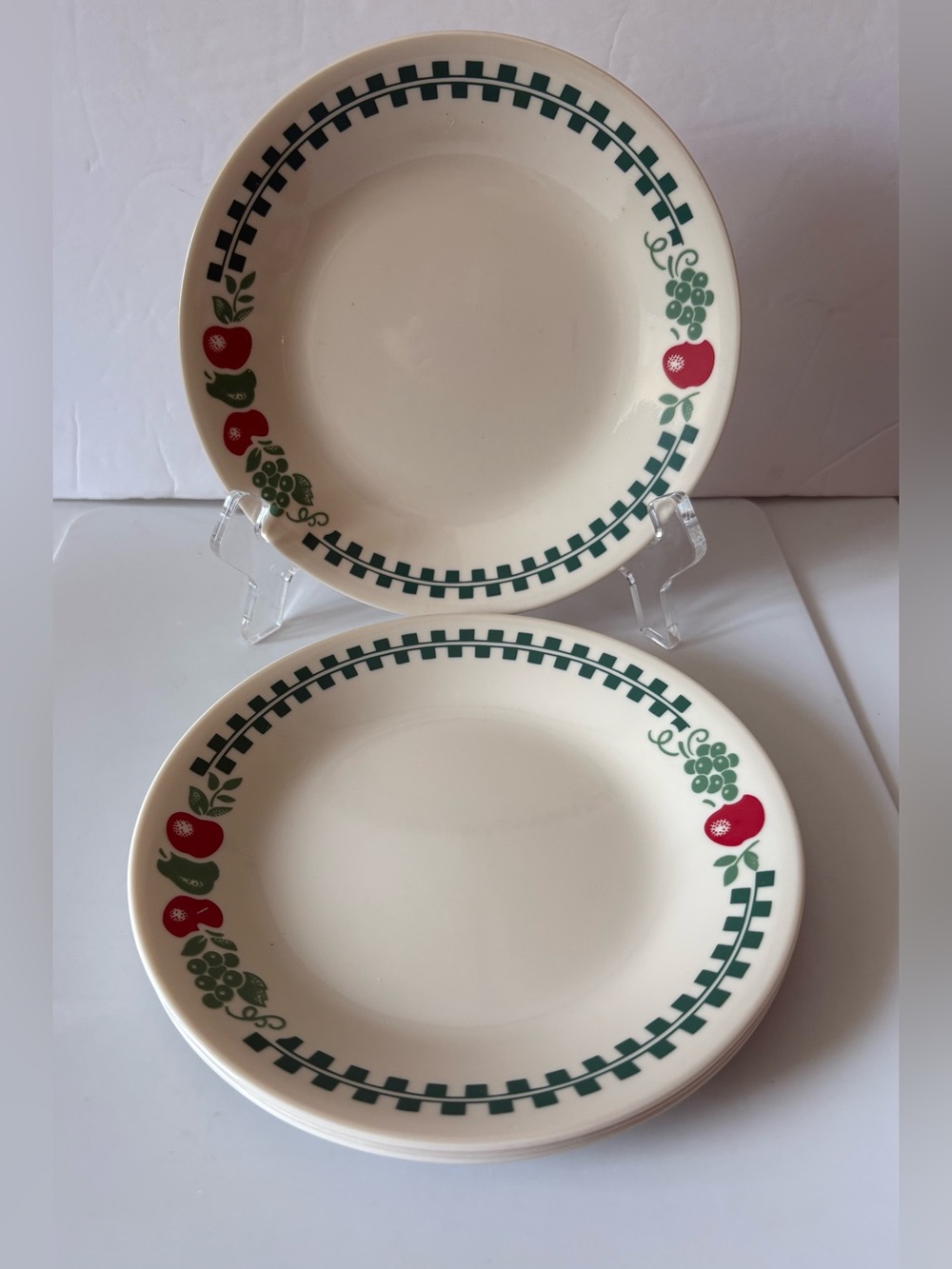 Corelle Farm Fresh Set of 4 Bread, Dessert 6.74” Plates